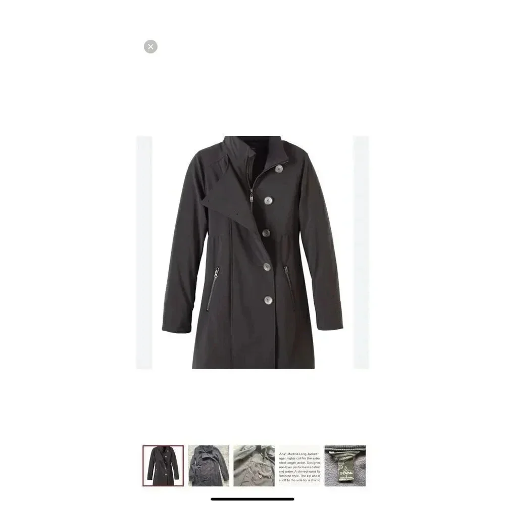 prAna Marina trench coat - Picture 3 of 9